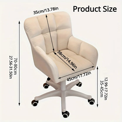 Home Swivel Chair, Comfortable Office, Dormitory Lounge Chair.