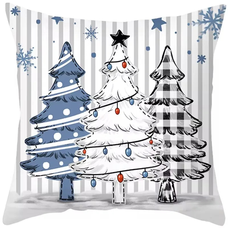Christmas Cushion Cover Pillowcase Decorations for Home