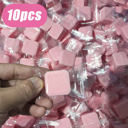 3-20Pcs Effervescent Tablet Toilet Cleaner Deodorant Remover Urine Stain Yellow Dirt