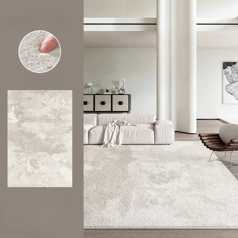 Cream Style Large Area Carpet Thick Plush Lounge Floor Mat Fluffy Soft Study Rug