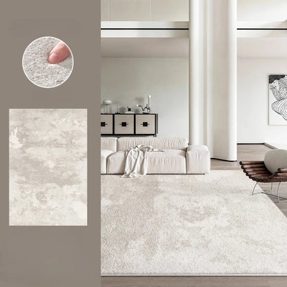 Cream Style Large Area Carpet Thick Plush Lounge Floor Mat Fluffy Soft Study Rug
