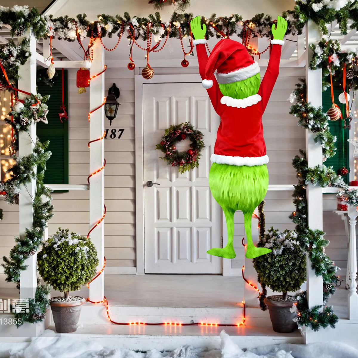 Greentown Wall Hanging Background Cloth Christmas Decoration Outdoor Gaoration