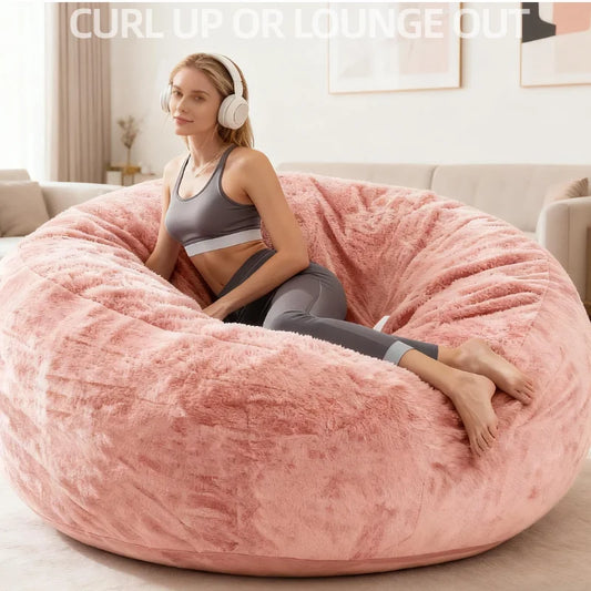 Big Bean Bag Chair with Filler Memory Foam Chair Super Soft Plush