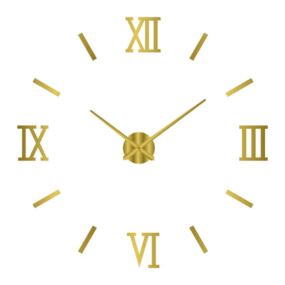 Large 3D Wall Clock Luminous Classic Wall DIY Digital Wall Stickers