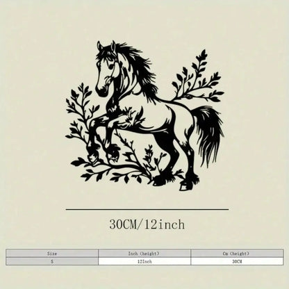 Galloping Horse Metal Wall Art Sculpture Rustic Farmhouse Decor Indoor Outdoor