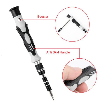 Magnetic Screwdriver Bits Set Driver Socket Remover Wrench Phone PC Repair Tools Electrical Tool Accessories