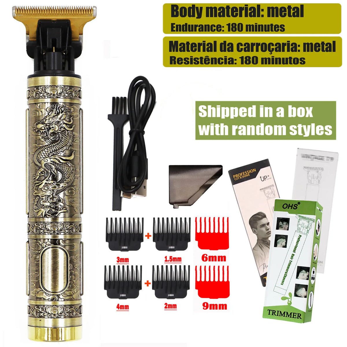 Beard Shaving Body Hair Trimmer Clippers Electric Machine Men Haircut Machine 0mm Barber Shaver