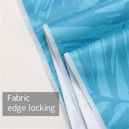 1pc fashionable colorful striped large beach towel, quick drying absorbent swimming beach towel,