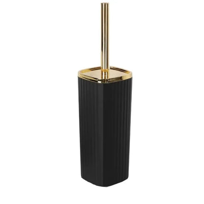 Professional Toilet Brush Set with Adjustable Height Handle Rotating Compact Stand