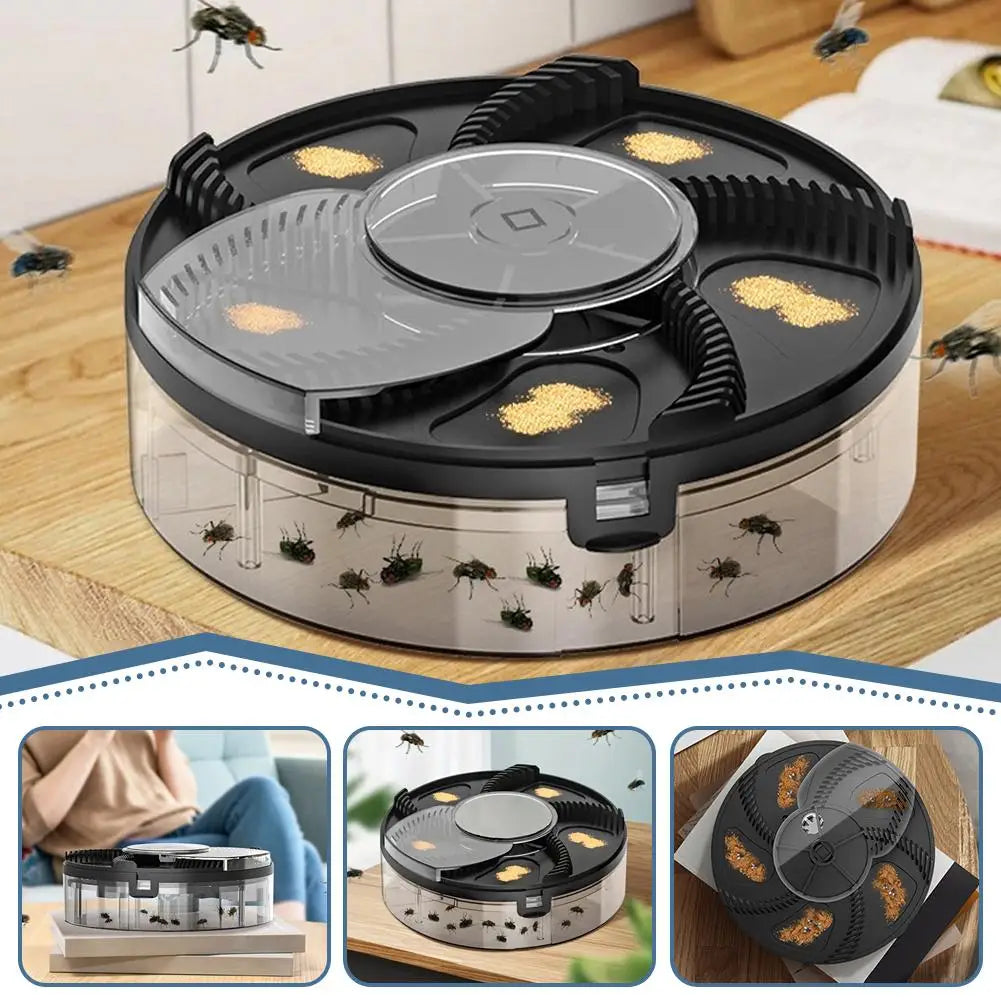 Electric USB Fly Catcher Indoor Trap Machine Quiet Mosquito Bug Collector