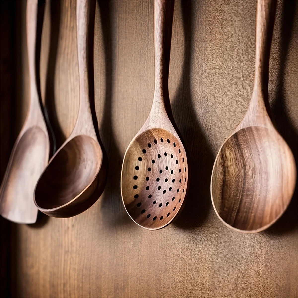 5PCS Wooden Kitchen Utensils Kit