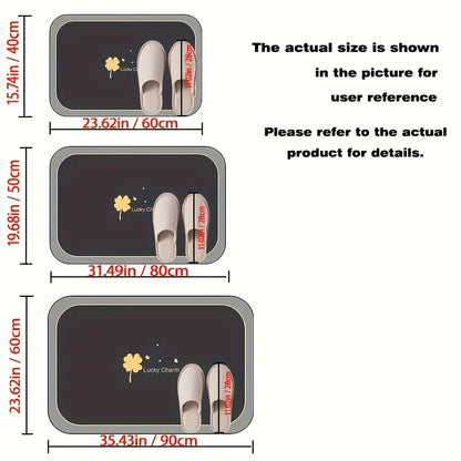 1pc Diatomite Mat Quick Dry Super Absorbent Non-Slip Floor Mat