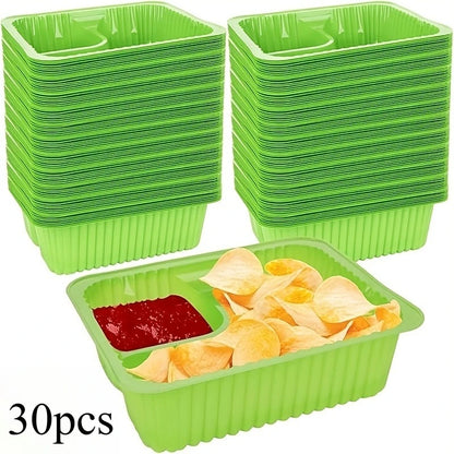 Nacho Trays Perfect for Cheese Dip, Movie Nights & Carnival Parties, Snack Containers