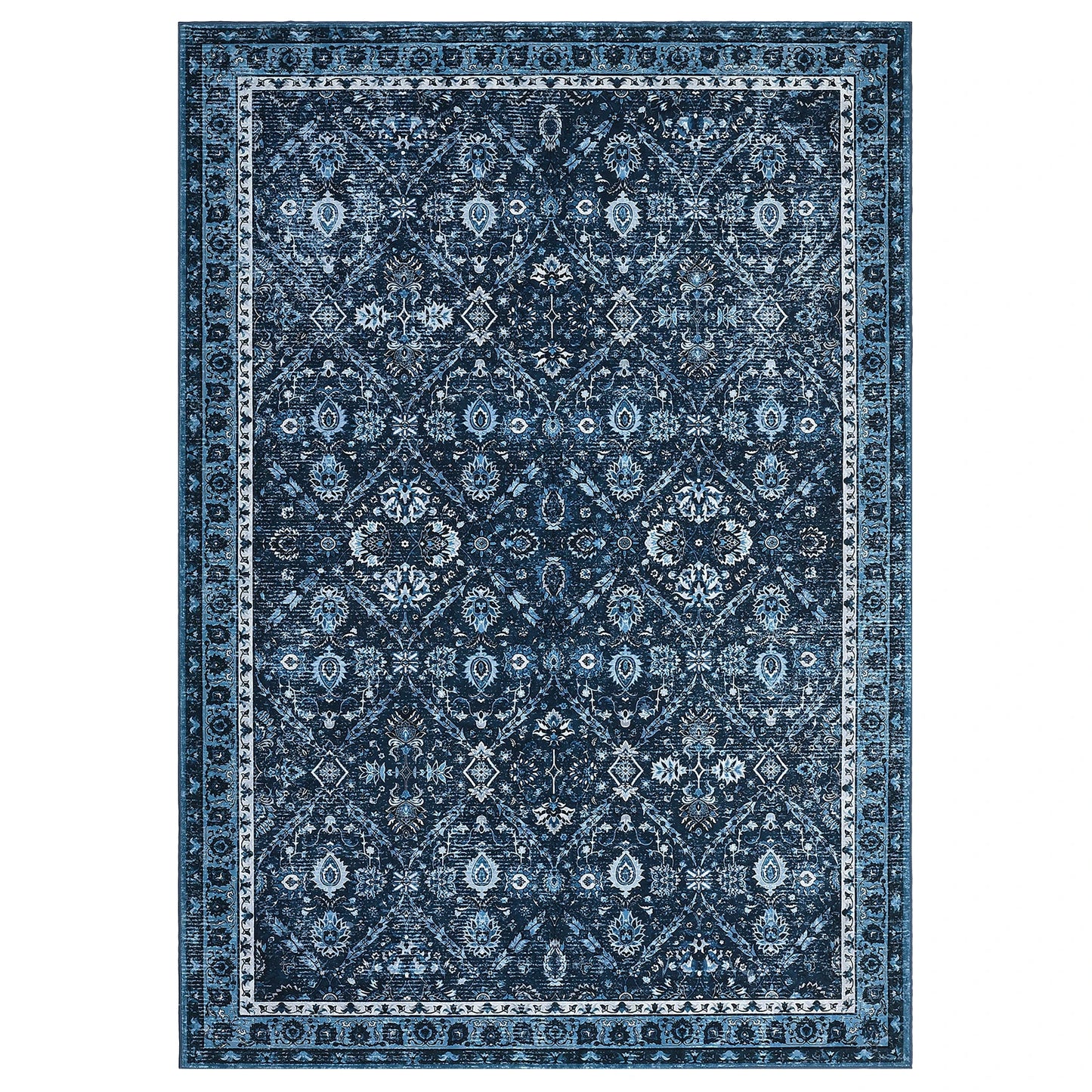 Machine Washable, Non-Slip,Stain & Water Resistant, Low-Pile Rug.