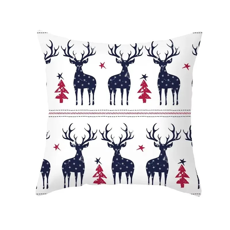 Christmas Cushion Cover Pillowcase Decorations for Home