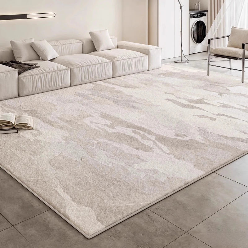 Cream Style Large Area Carpet Thick Plush Lounge Floor Mat Fluffy Soft Study Rug
