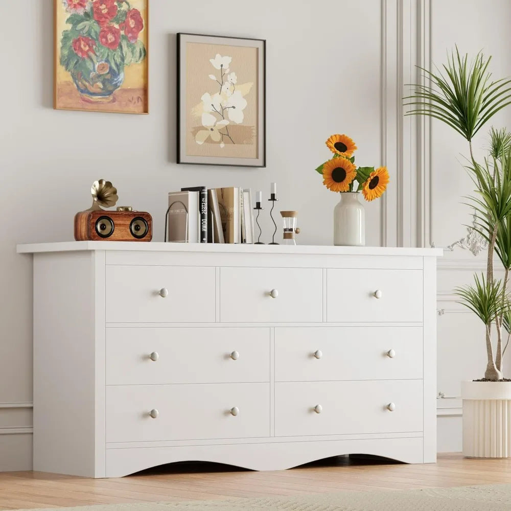 Furmax Dresser Chest of Drawers TV up to 65 inch TV Stand Storage