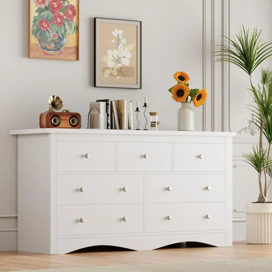 Furmax Dresser Chest of Drawers TV up to 65 inch TV Stand Storage