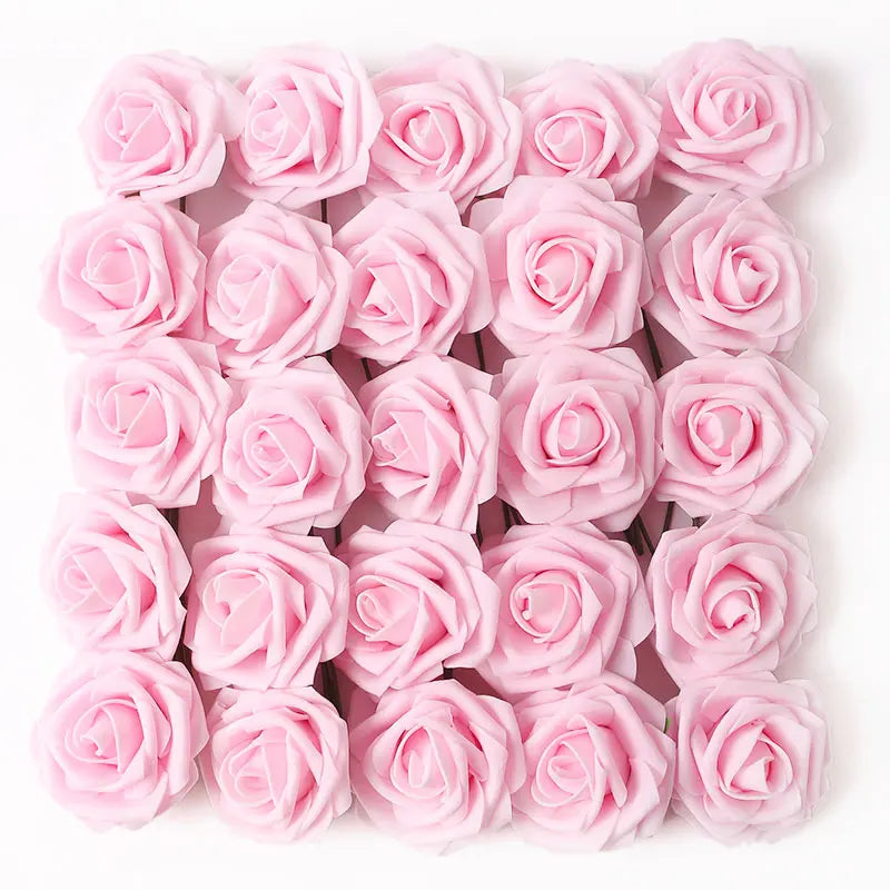 5/10/15/20/25Pcs Artificial Rose Flowers Wedding Centerpieces Arrangements Party