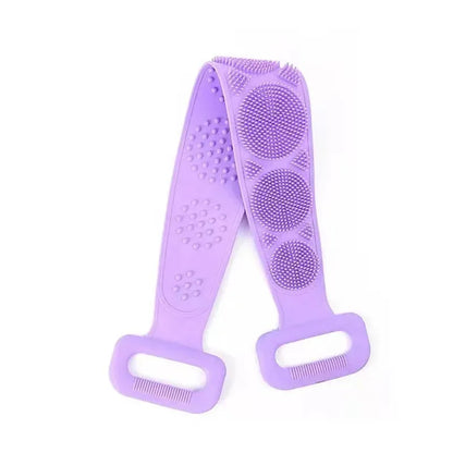 Body Sponge Silicone Back Scrubber Rubbing Back Peeling Massage Shower
