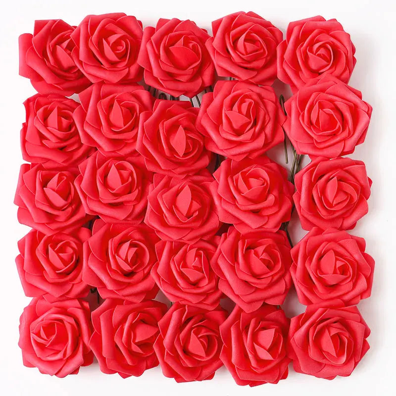 5/10/15/20/25Pcs Artificial Rose Flowers Wedding Centerpieces Arrangements Party