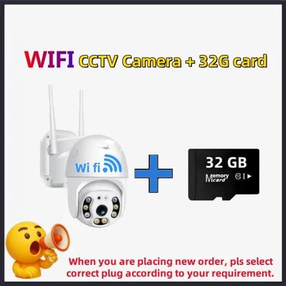 V380 pro 8MP 4K Wi-Fi Camera Outdoor Home Security IP Smart Monitor Video Full Color Night Vision