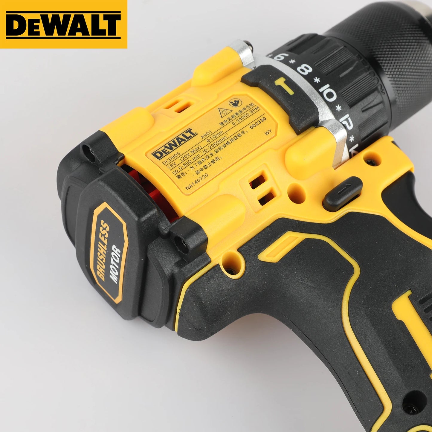 DEWALT Power Tools Brushless Impact Drill Cordless Electric Screwdriver Multi-Function Hand Drill