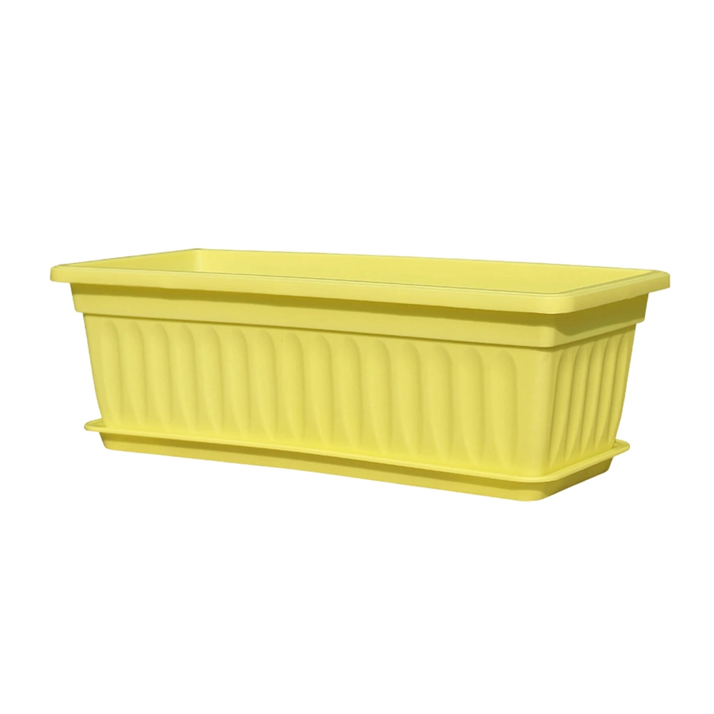 Rectangular Plastic Planter Multi-Color Gardening Container for Vegetables Herbs and Flowers