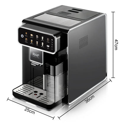 Fully Automatic ESPRESSO MAKER with Hemiblock Heating System with Grinder Milk Tank Cleaning Integrated