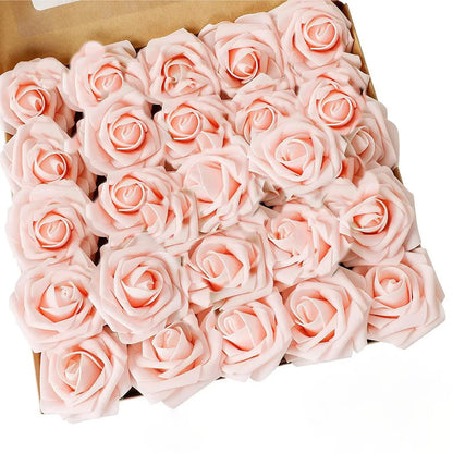 5/10/15/20/25Pcs Artificial Rose Flowers Wedding Centerpieces Arrangements Party