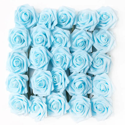 5/10/15/20/25Pcs Artificial Rose Flowers Wedding Centerpieces Arrangements Party