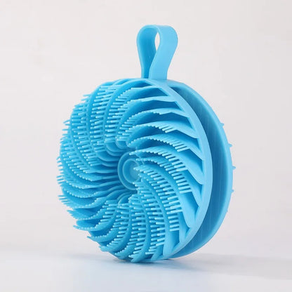 Soft Silicone Body Scrubber Scalp Exfoliating Non-irritating Body Wash Massager Bath Shower Brush