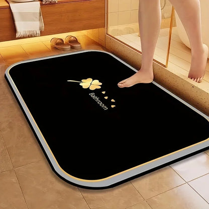 1pc Diatomite Mat Quick Dry Super Absorbent Non-Slip Floor Mat
