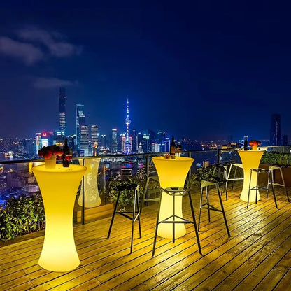 LED Bar Furniture Party Tables For Nightclub Event Banquet Portable Bar Stools.