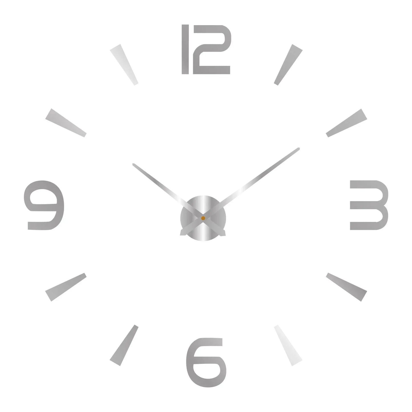 Large 3D Wall Clock Luminous Classic Wall DIY Digital Wall Stickers