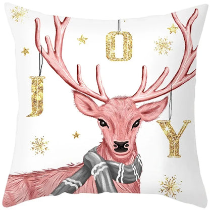 Christmas Cushion Cover Pillowcase Decorations for Home