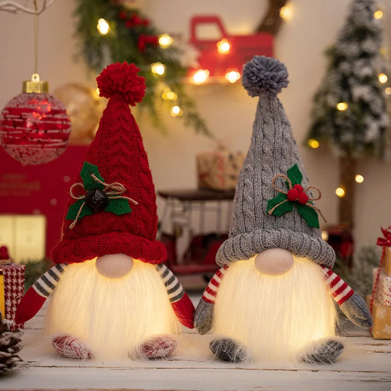 Glowing Gnome Christmas Faceless Plush Dolls