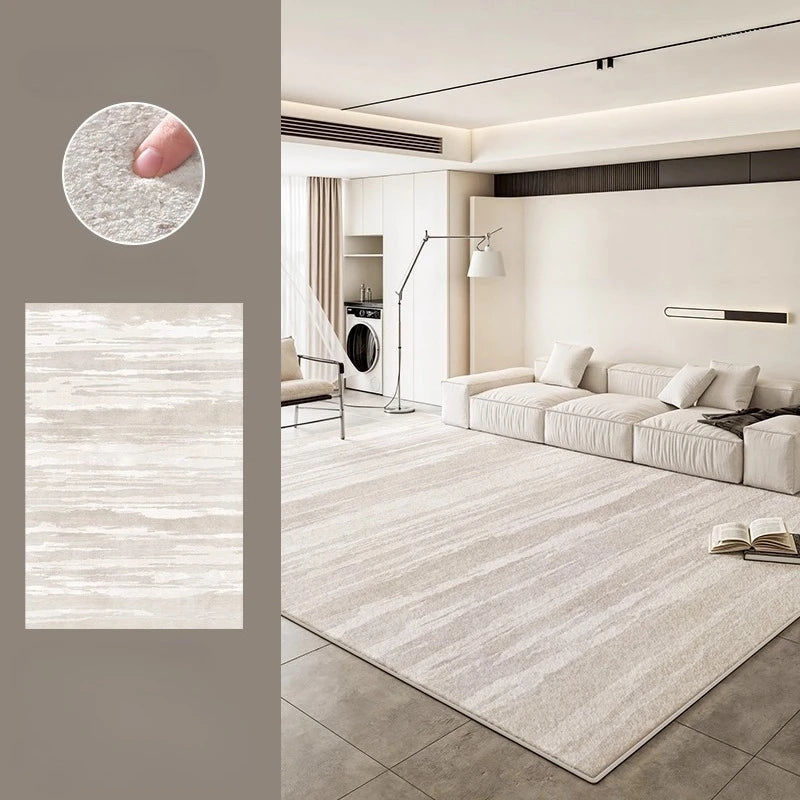 Cream Style Large Area Carpet Thick Plush Lounge Floor Mat Fluffy Soft Study Rug