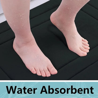 1pc Absorbent Non-Slip Bathmat | Comfortable Standing Pad