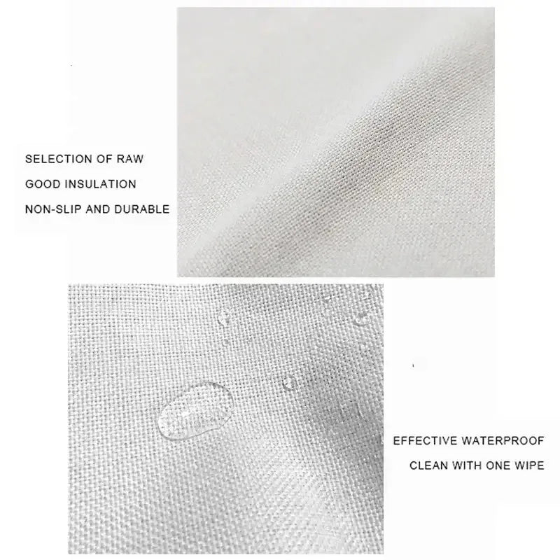 4-Piece Placemat Set Waterproof & Oil-Resistant, Non-Slip & Heat-Resistant Kitchen table mat.