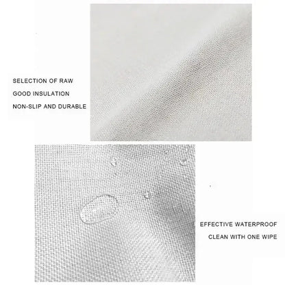 4-Piece Placemat Set Waterproof & Oil-Resistant, Non-Slip & Heat-Resistant Kitchen table mat.