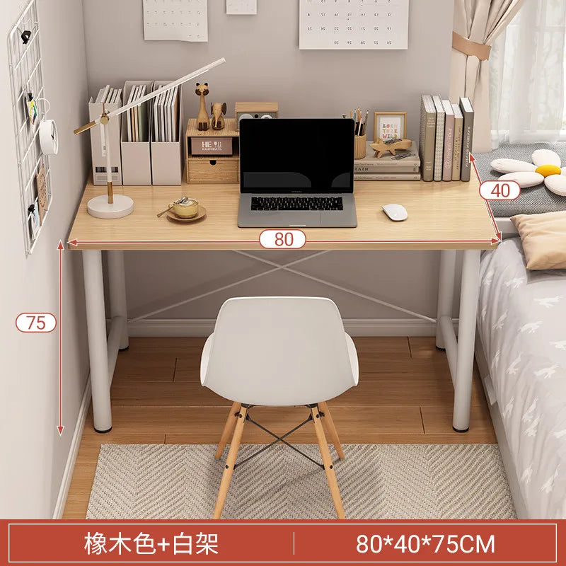 Home Storage Office Desk Minimalist White Standing Gaming Study Office