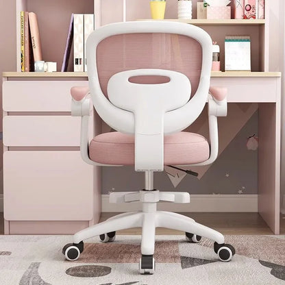 Ergonomic Home Office Chair with Lift and Rotating Function Comfortable Mesh Back