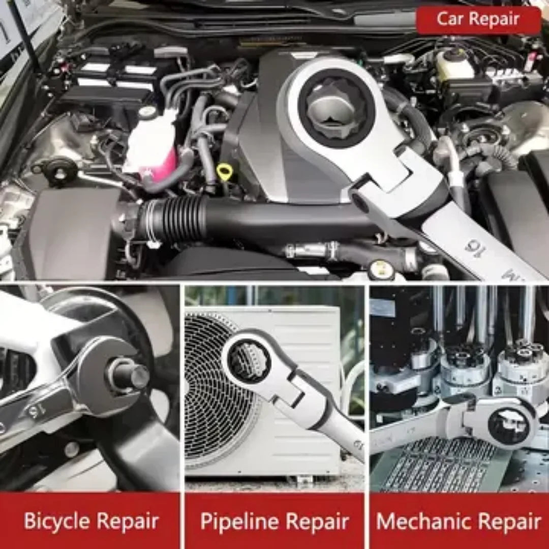 10PC Auto Repair Wrench Set, Hand Tools