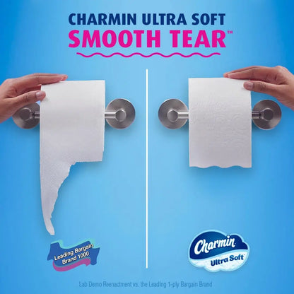 Ultra Soft Toilet Paper 6 Mega Rolls, Gentle and Absorbent.