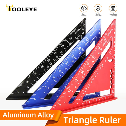 Triangle 7Inch Measurement Tool Square Angle Woodworking Square Triangular Metric