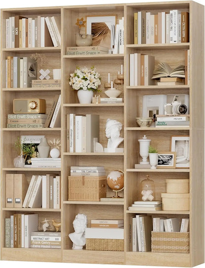 Triple Wide Bookshelf
