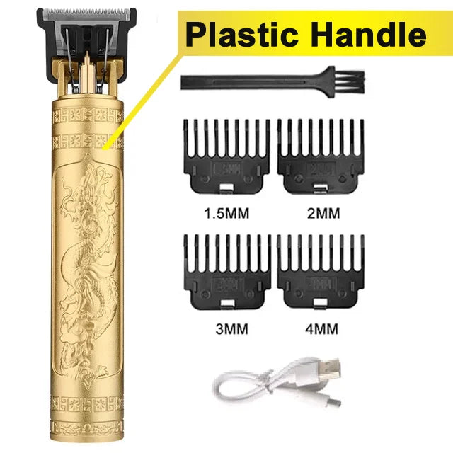 Hair Clippers for Men Professional Zero Gapped T-Blade Trimmer Cordless Rechargeable Edgers Clippers Electric Beard