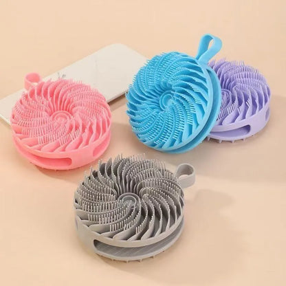 Soft Silicone Body Scrubber Scalp Exfoliating Non-irritating Body Wash Massager Bath Shower Brush