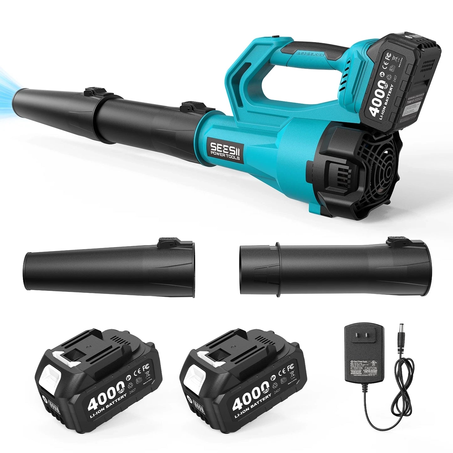 Brushless Electric Turbo Blower 780CFM Cordless Leaf Blower for snow Lawn Care